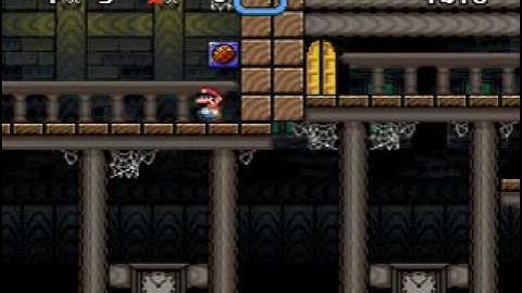 SMW Hack Custom Level-Illusion House