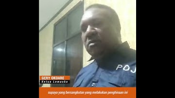 Anak Muda Kamoro Laporkan Dua Orang Atas Dugaan Pencemaran Nama Baik