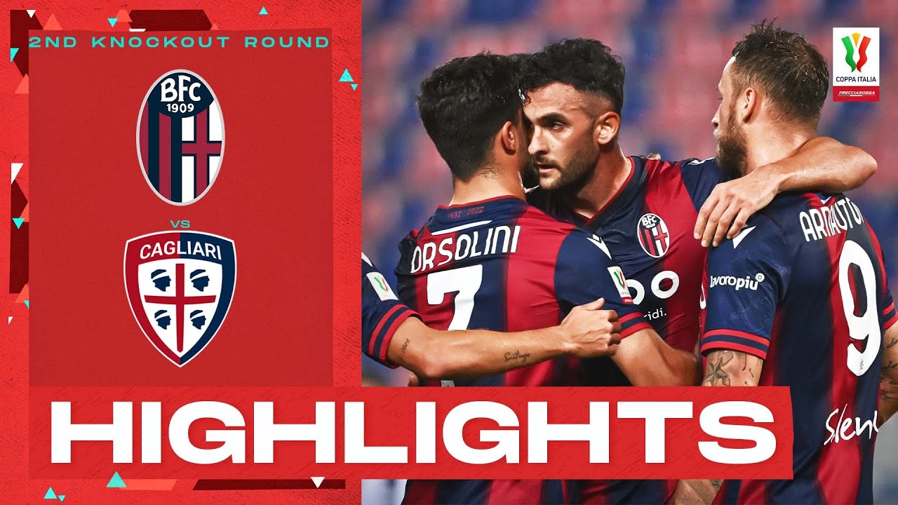 BolognaCagliari 10 Bologna edge Cagliari Goal & Highlights Coppa