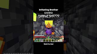 Irritating brother in Minecraft 😭|| #minecraft #viralminecraft #minecraftshorts #funny #ddbrothers89