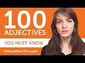 100 Adjectives Every French Beginner Must-Know