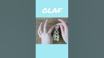Olaf from Frozen - Play Dough | #art #happy #kids #diy #creative #olaf #frozen #playdough #shorts