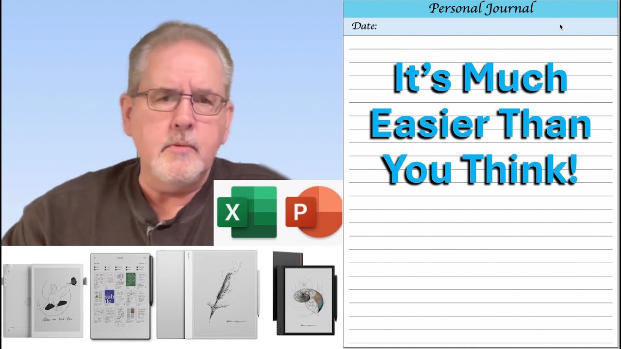 Easily Build PDF Templates for Remarkable, Supernote, Boox Using Excel and PowerPoint