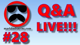 LIVE Q&A #28 - The Fluting Toolpath