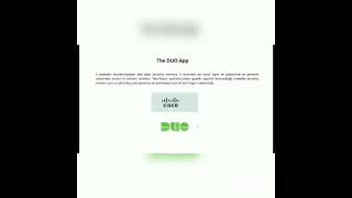 USER AUTHENTICATION AND ACCESS MANAGEMENT PLATFORM (CISCO DUO)