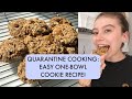 QUARANTINE COOKING: Easy One-Bowl Cookie Recipe (FT. my mom)!