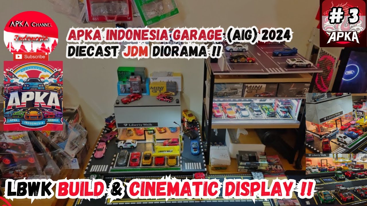 LBWK APKA Indonesia Garage (AIG) 2024 | LBWK JDM Diorama Build !! - Ep ...