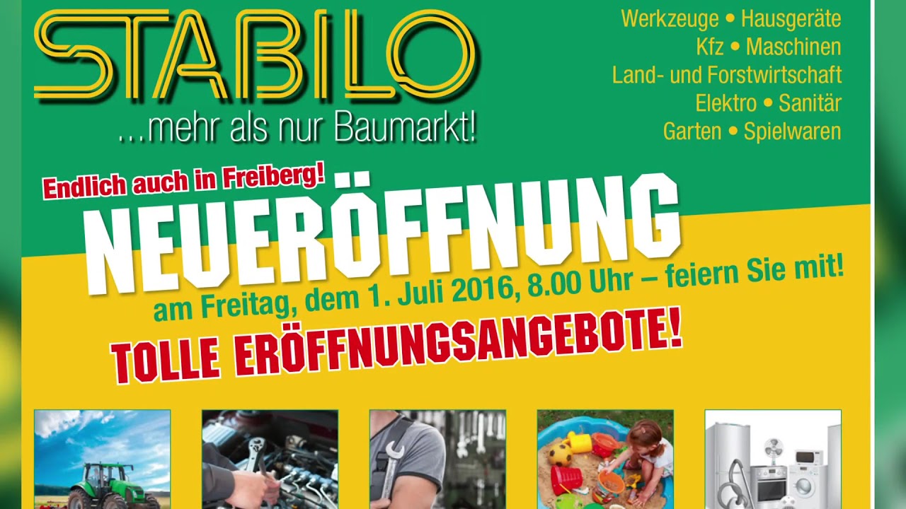 STABILO Neueröffnung am 01.07.2016 in Freiberg/Sachsen YouTube STABILO Neueröffnung am 01.07.2016 in Freiberg/Sachsen YouTube