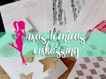 Más técnicas con embossing caliente