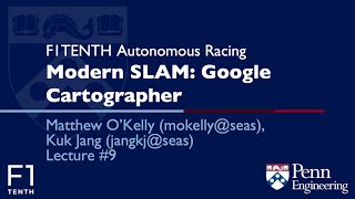 F1TENTH Autonomous Racing: Modern SLAM - Google Cartographer