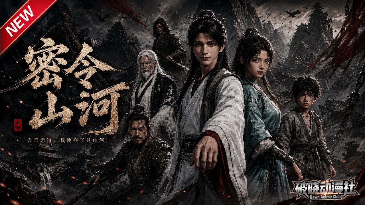 MULTISUB📢新番上线《密令山河》第1~30集丨为寻母凶案踏江湖，结识知己联手拆穿道门诡计，对抗复辟幽阁势力！#最新漫剧 #破晓动漫社