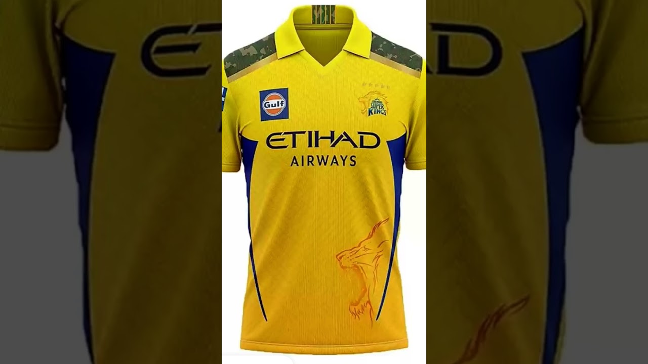 CSK T SHIRT IS SO COOL ☠️💀👑💛