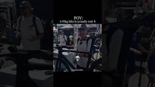 4.95kg bike is actually real 🚴‍♂️#cycling #bike #motorcycle #viral #shorts #trending