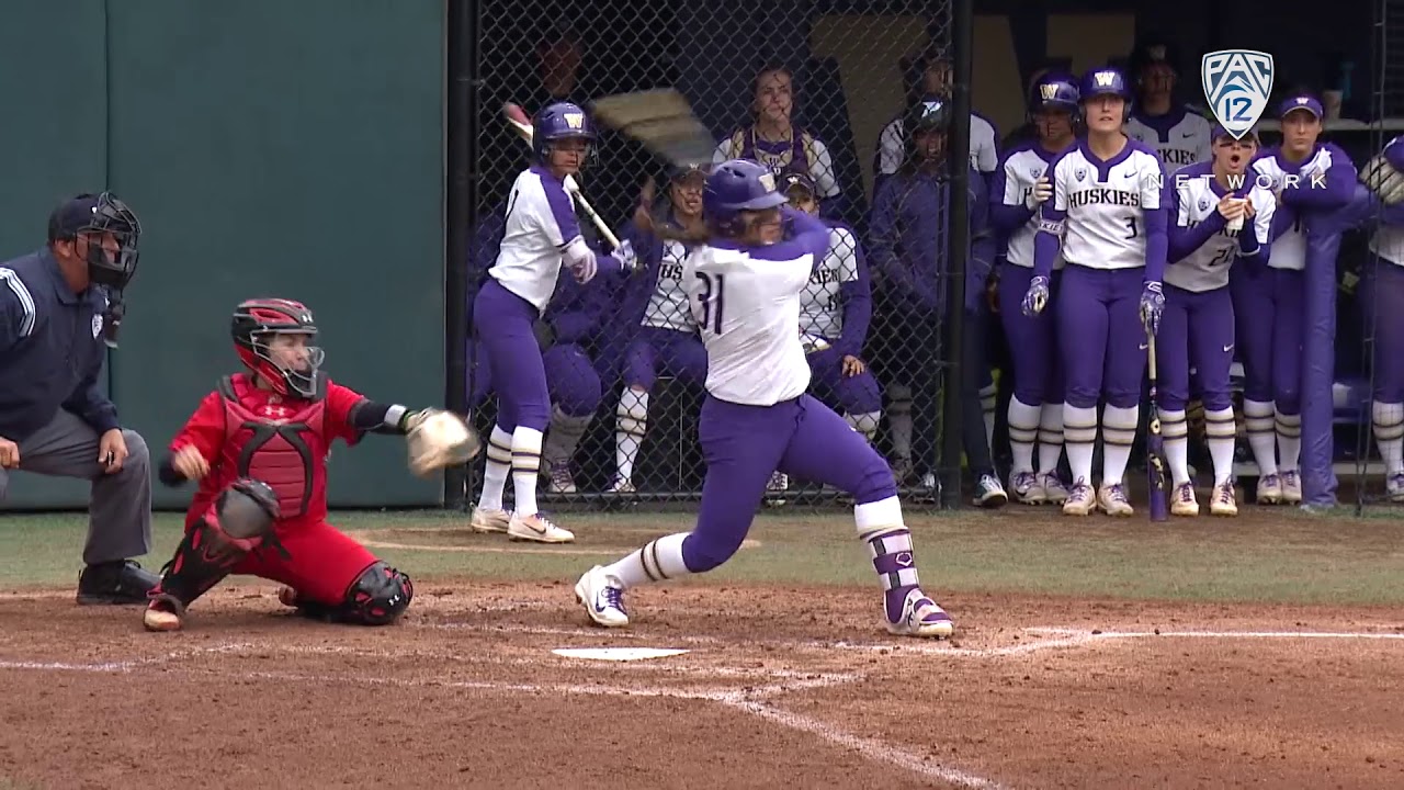 Softball No. 1 Washington edges Utah for third consecutive series