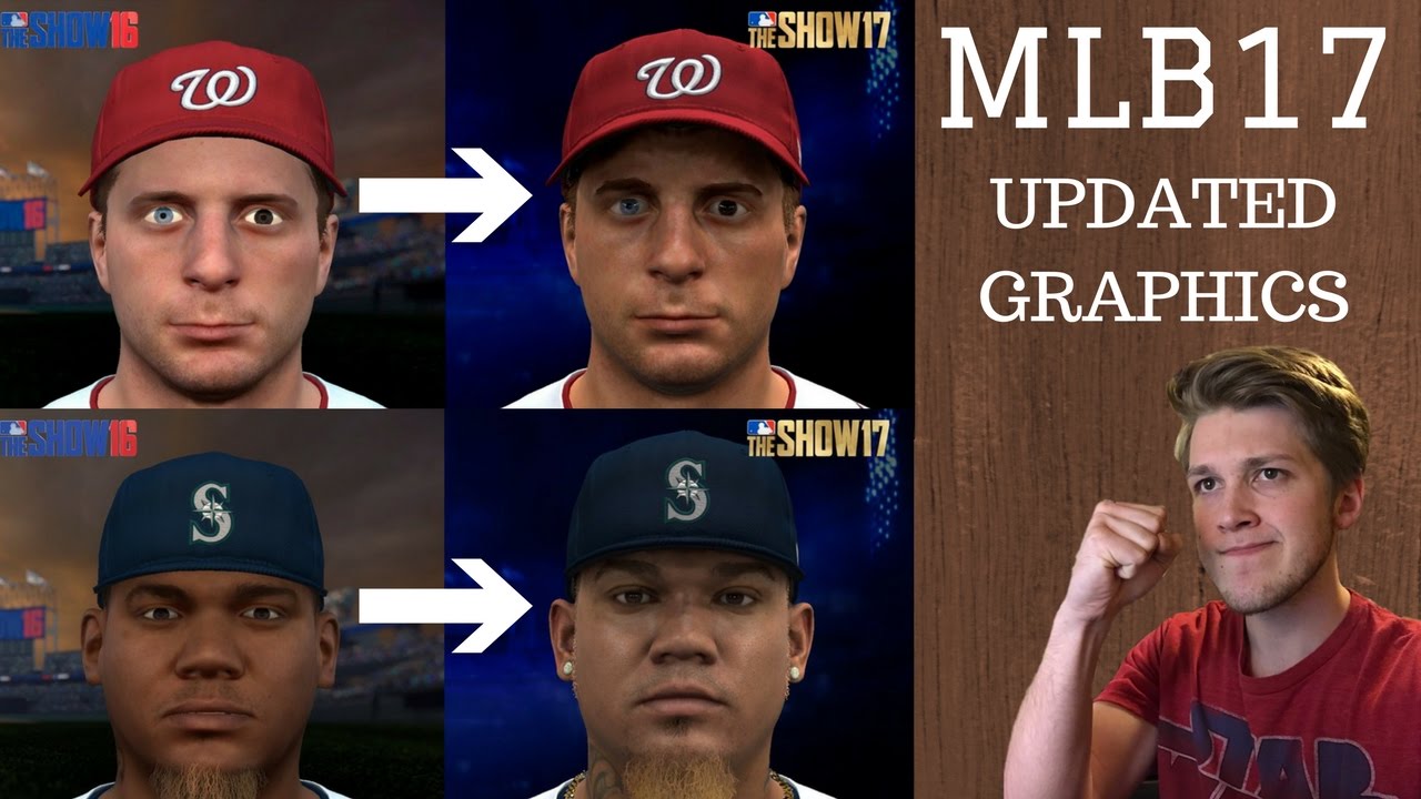 MLB 17 The Show: UPDATED GRAPHICS - YouTube