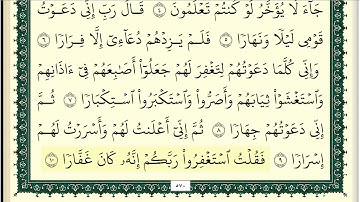 وديع اليمني سورة نوح كاملة ومكتوبة