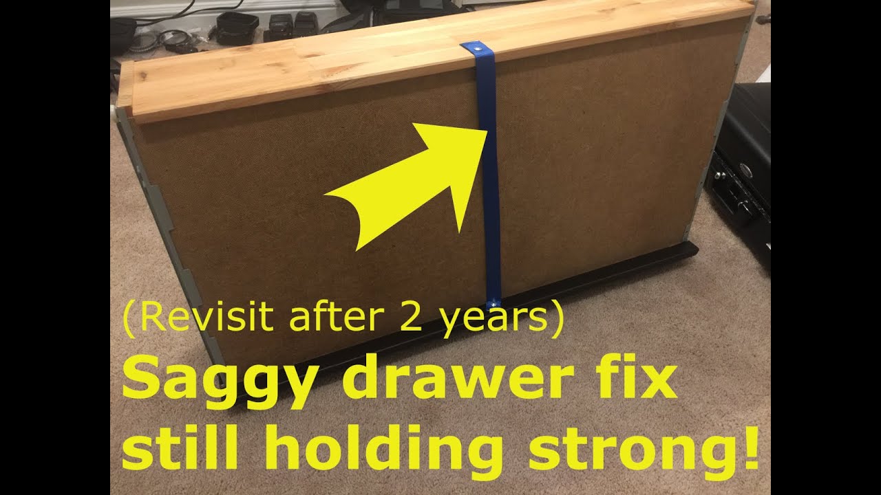 How To Fixing Saggy Dresser Drawer Bottoms Follow Up 2 Yrs Later