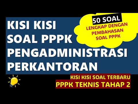 BOCORAN SOAL PPPK