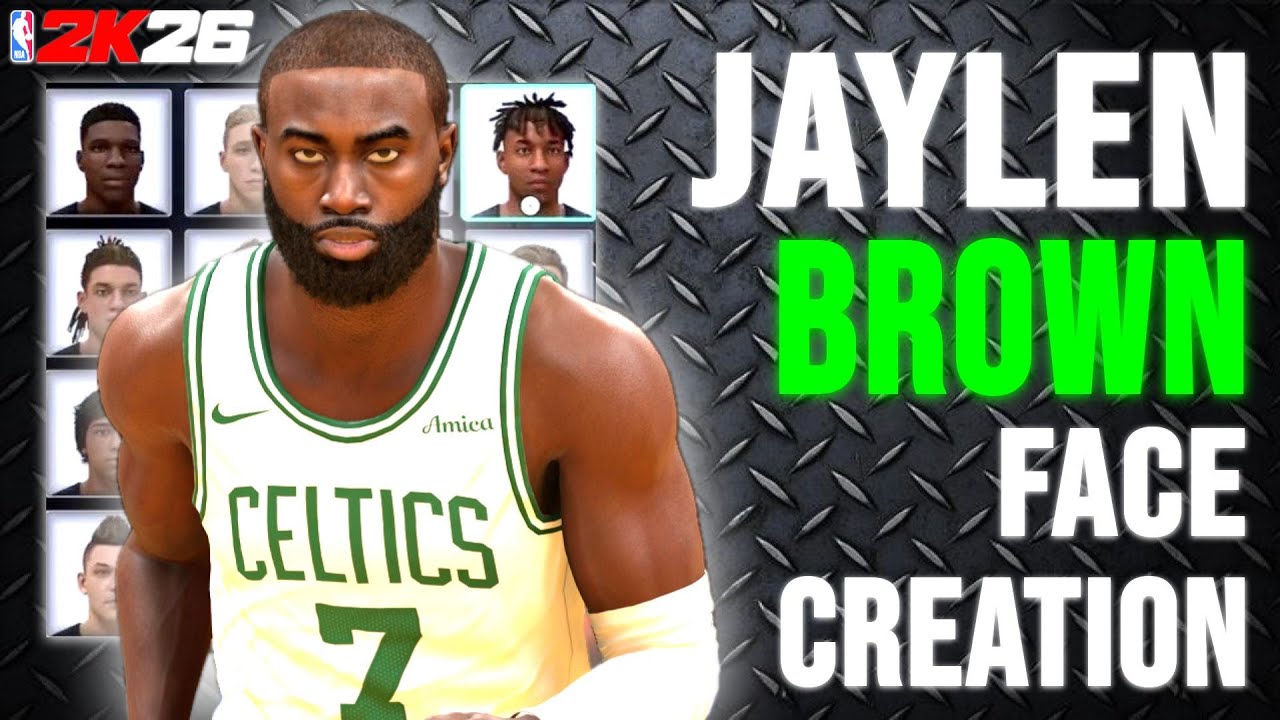 The BEST Jaylen Brown Face Creation In NBA 2K26!