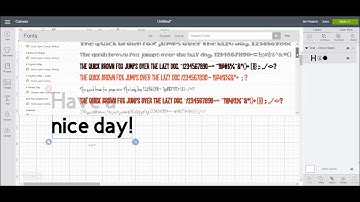 Working with the Text Editing Panel in Cricut Design Space