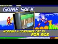 Modding a Consumer CRT TV for RGB - Game Sack