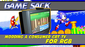 Modding a Consumer CRT TV for RGB - Game Sack