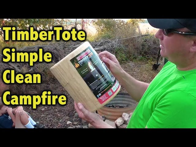 Timbertote Portable Campfire Log Review Youtube