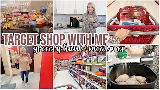 TARGET SHOP WITH ME + WEEKLY GROCERY HAUL | WEEKLY MEAL PREP | GROCERY SHOP WITH ME