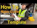 How to make gutter template