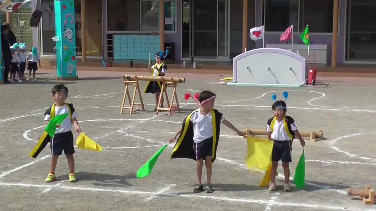 らいらっく保育園2025運動会予行5歳児遊戯
