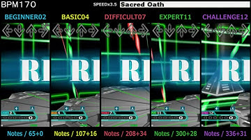 DDR / Sacred Oath - SINGLE (DanceDanceRevolution X2)