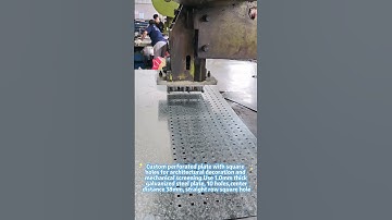 Custom Square Hole Perforated Panels | Strong, Stylish & Versatile #perforatedmetalpanel