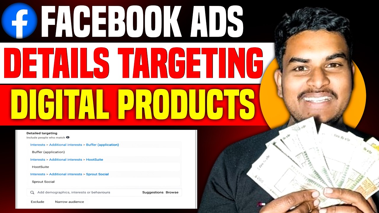 Facebook Ads Details Audience Targeting For Digital Products | How To ...
