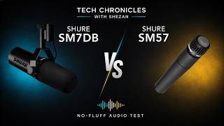 Shure SM7DB vs Shure SM57 | The Ultimate Legend vs Legend Mic Battle