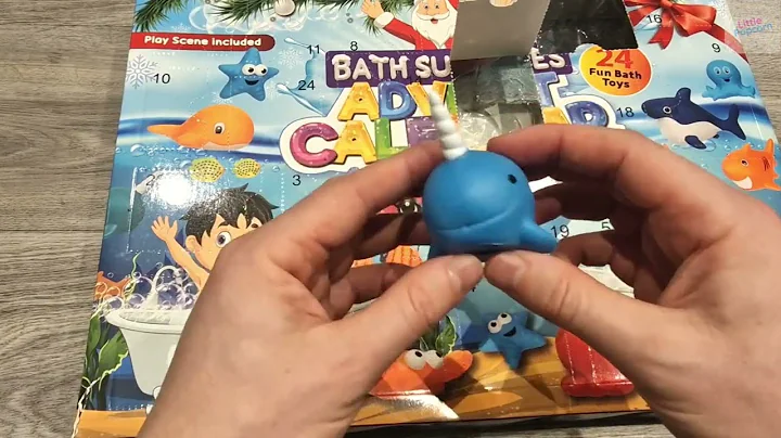Day 2 Christmas Advent Calendar Squishies Bath Toys Opening Squishy Kawaii Mochi Fidget Toy Unboxing