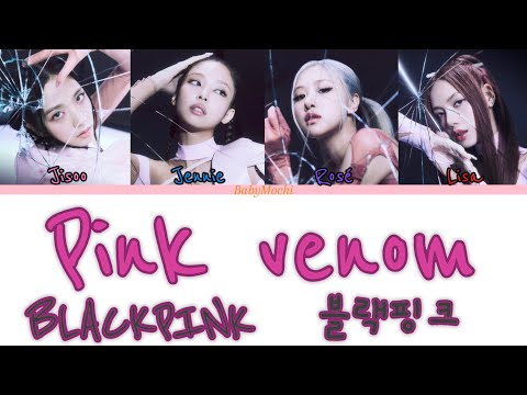Blackpink Pink Venom Colour Coded Lyrics