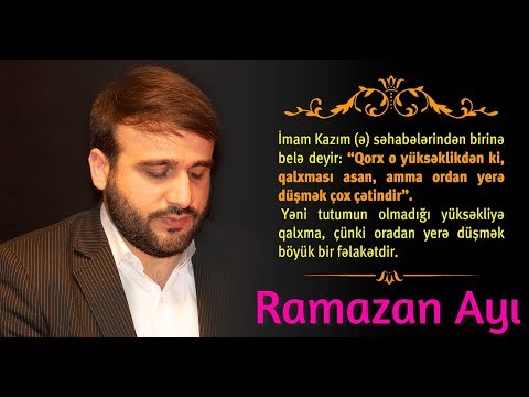 Hacı Ramil - Orucun duanın qəbul olmasının (6) şərti