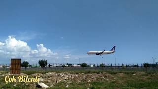 Adana Şakir paşa HAVA LİMANI Turkish Anadolu jet landing screenshot 3