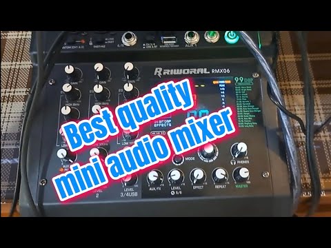 RIWORAL best quality mini audio mixer
