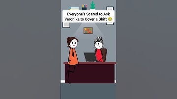 Everyone’s Scared to Ask Veronika to Cover a Shift 😂 #corporate #animation #funny #shorts
