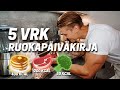 Ravitsemusterapeutti arvioi ruokavalioni 📓 Ruokapäiväkirja: 5 vuorokautta