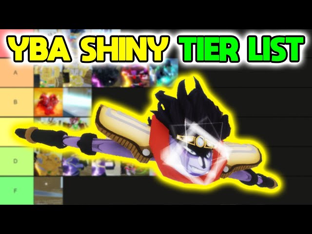 YBA] SHINY TIER LIST 