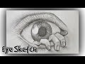 Realistic eye sketch  creative ideas