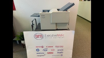 Duplo DF 920 Automatic Tabletop Paper Folder