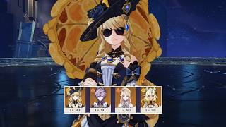 C0 Navia Nicole Hexerei - Durin Xilonen | Spiral Abyss 6.6 Luna 7 Genshin Impact