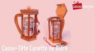 [SPOIL] La solution du Casse-Tête Canette de Bière - Cadeau Maestro