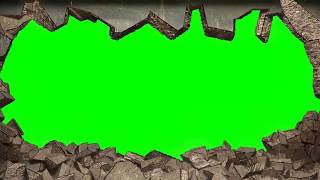 Wall collapse | A green screen Intro Template|
