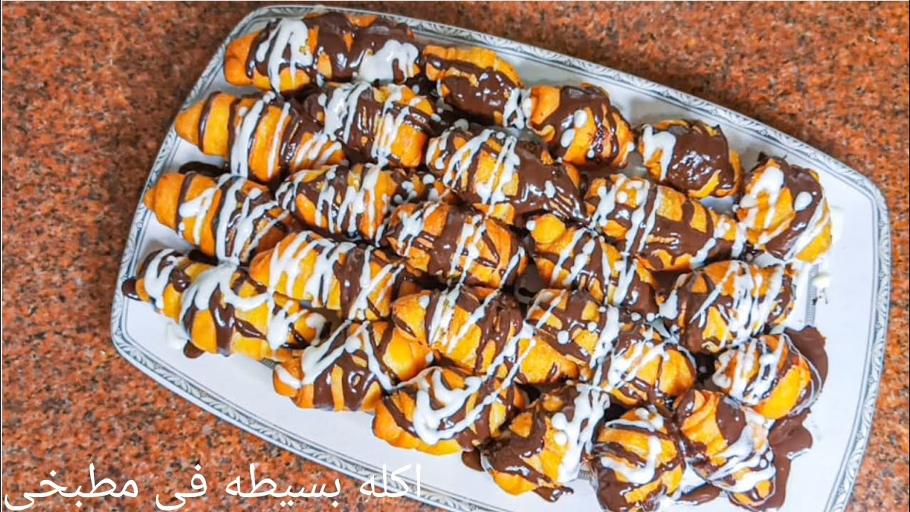 مينى كرواسون🥐بمكونين اتنين بس😍 مقلى بطريقه ناجحه وسهله جدا😋 فى منتهى الجمال🥐😋