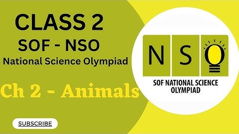 Class 2 /SOF-NSO/Chapter 2- Animals #sofnso #class2nso