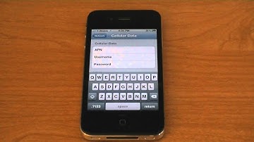 How To Configure T-Mobile EDGE Internet Settings on 4.0 - iPhone 4